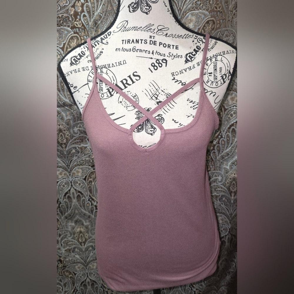 Women's Pink Strappy Top